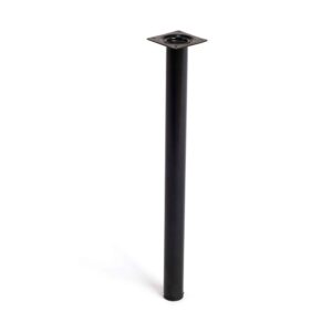 PATA CILÍNDRICA MOD. 401G DE ACERO CON ACABADO NEGRO Ø30 x 400 mm