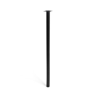 PATA CILÍNDRICA MOD. 401G DE ACERO CON ACABADO NEGRO Ø30 x 700 mm
