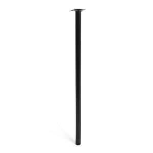 PATA CILÍNDRICA MOD. 401G DE ACERO CON ACABADO NEGRO Ø30 x 800 mm