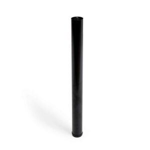 PATA EXTENSIBLE CILÍNDRICA, MODELO 406G, DE ACERO CON ACABADO NEGRO, Ø60 x 710/7450 mm