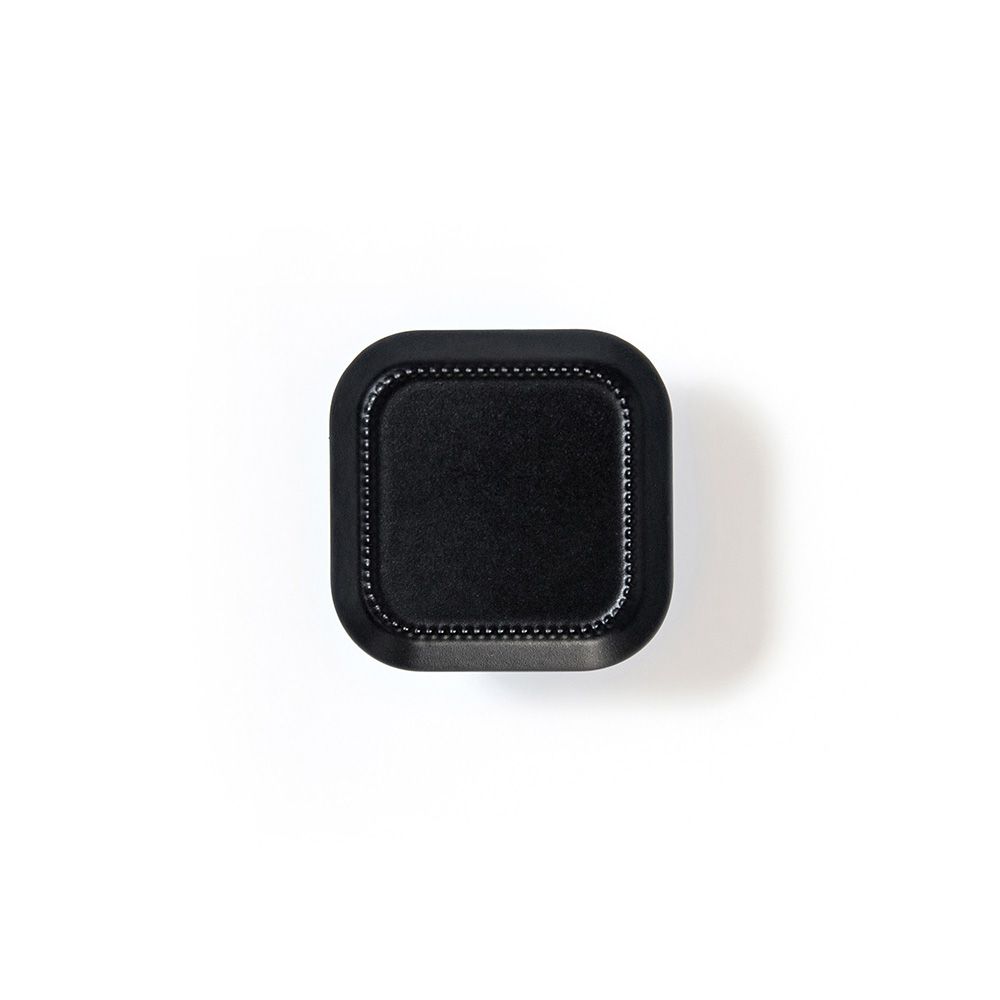 POMO PARA MUEBLE, MODELO 3120, DE ZAMAK CON ACABADO NEGRO MATE, 30 x 30 mm, BLISTER 4 uds - Imagen 2