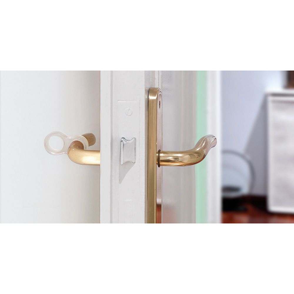 TOPE PARA MANILLA DE PUERTA, DE PLÁSTICO FLEXIBLE CON ACABADO TRANSPARENTE, 2 uds, BLISTER - Imagen 3