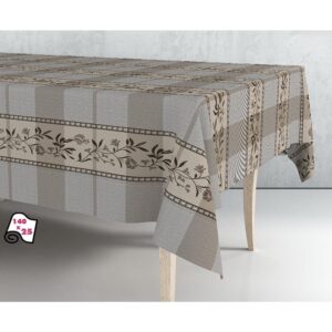 ROLLO DE HULE MANTEL BEIGE-MARRÓN 1,40 x 25 m