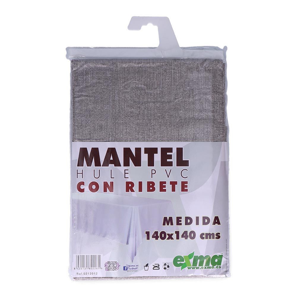 MANTEL DE HULE RIBETEADO REDONDO MODELOS VARIADOS Ø140 cm - Imagen 8