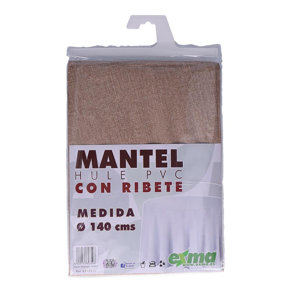 MANTEL DE HULE RIBETEADO REDONDO MODELOS VARIADOS Ø140 cm - Imagen 9