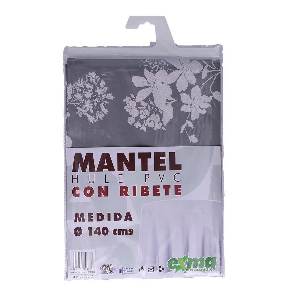 MANTEL DE HULE RIBETEADO REDONDO MODELOS VARIADOS Ø140 cm - Imagen 10