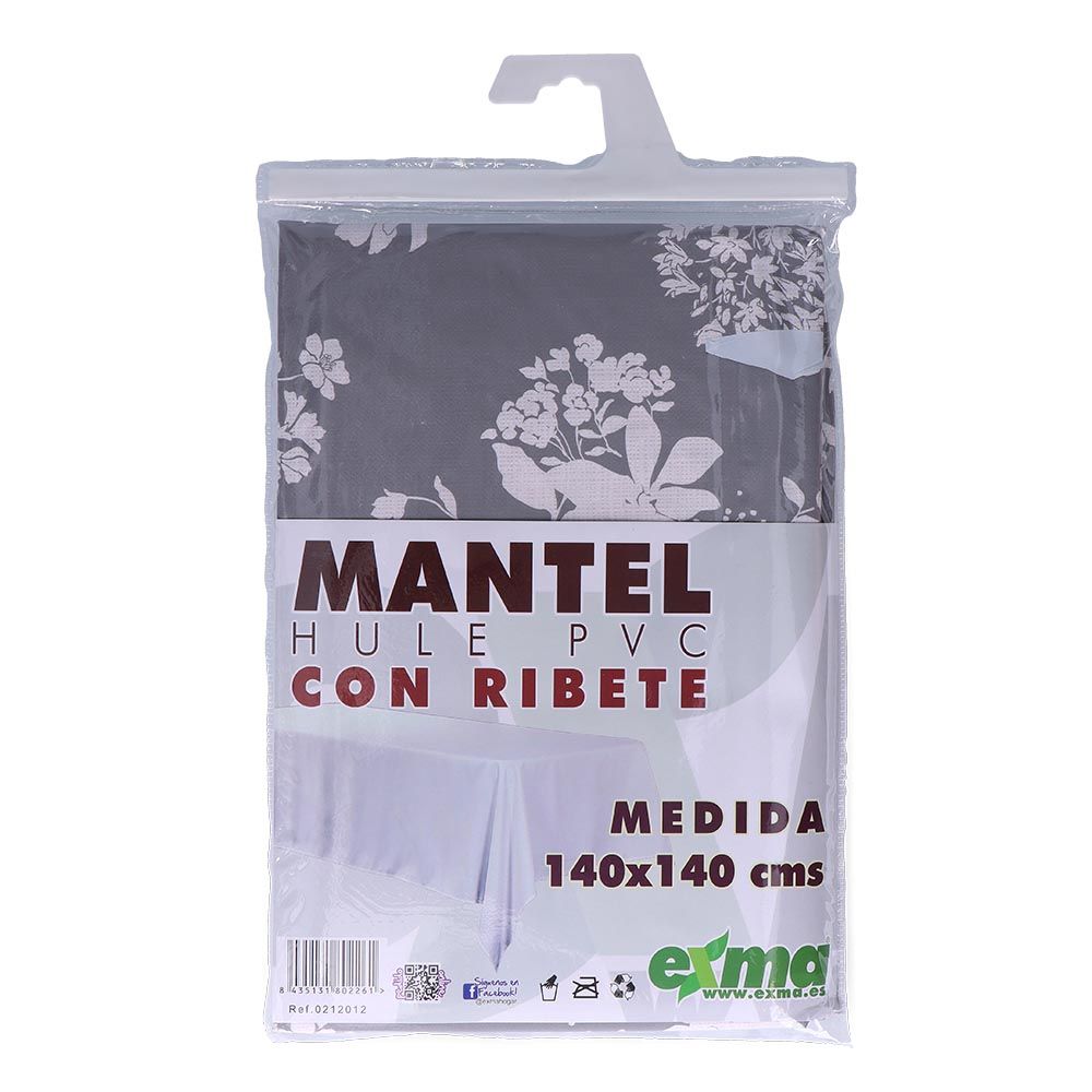 MANTEL DE HULE RIBETEADO CUADRADO MODELOS VARIADOS 140 x 140 cm - Imagen 10
