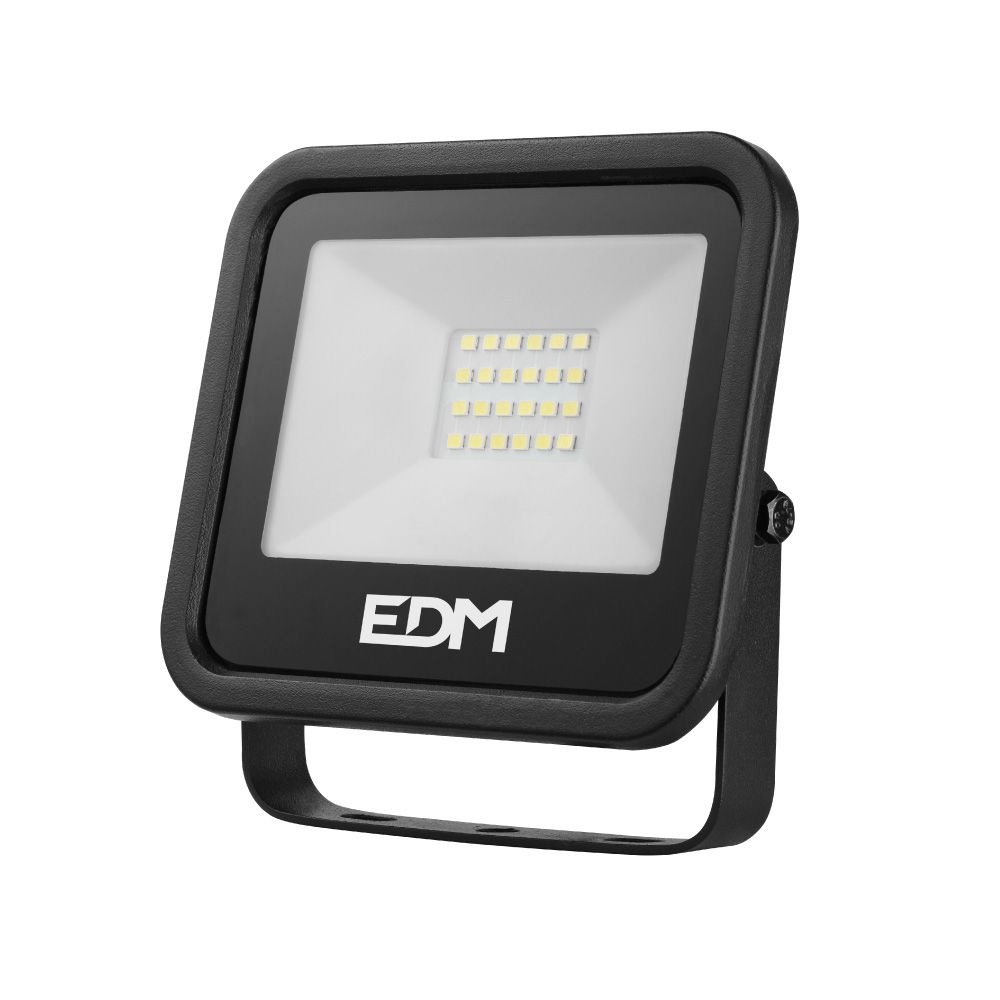FOCO PROYECTOR LED 20 W 1520 lm 6400 K LUZ FRÍA, BLACK SERIES, 12,4 x 2,8 x 10,6 cm - Imagen 2