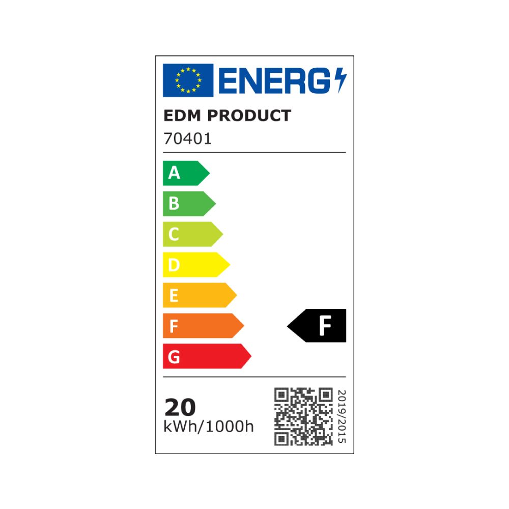 FOCO PROYECTOR LED 20 W 1520 lm 6400 K LUZ FRÍA, BLACK SERIES, 12,4 x 2,8 x 10,6 cm - Imagen 4