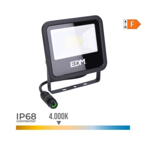 FOCO PROYECTOR LED 30 W 2370 lm 4000 K LUZ DÍA, BLACK SERIES, 15,8 x 13,5 x 2,9 cm
