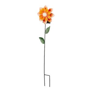 BALIZA SOLAR FORMA DE FLOR COLORES SURTIDOS 11 x 6 x 49,5 cm
