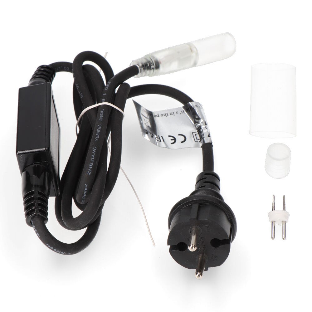 KIT ALIMENTACION PARA TUBO FLEXILED FIJO 1,5 m MAX 480 W