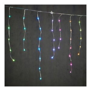 CORTINA LED EFECTO CARÁMBANO MULTICOLOR 300 x 70 cm