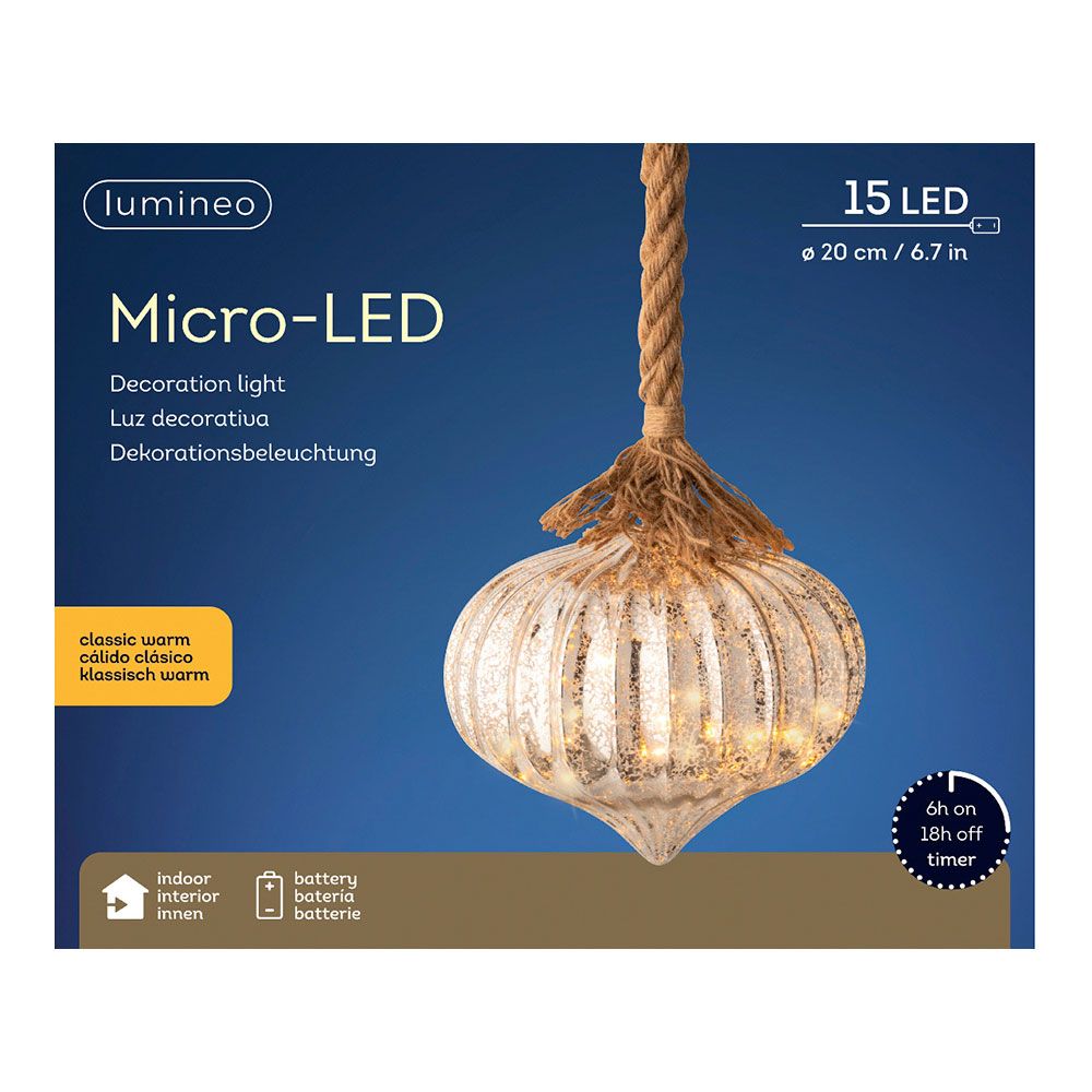 LUZ COLGANTE MICROLED Ø20x21cm 15 LEDS - Imagen 3
