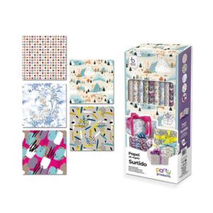 PAPEL REGALO SURTIDO 5 MODELOS 70 x 100 cm (VENTA SOLO CAJA 50 uds)