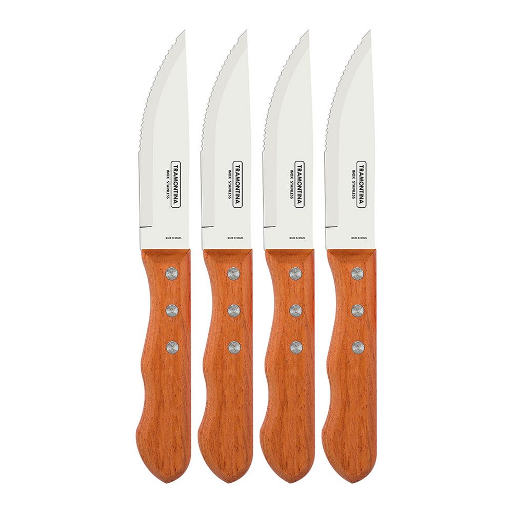 CUCHILLOS DE ASADO JUMBO 12,7 cm 4 uds