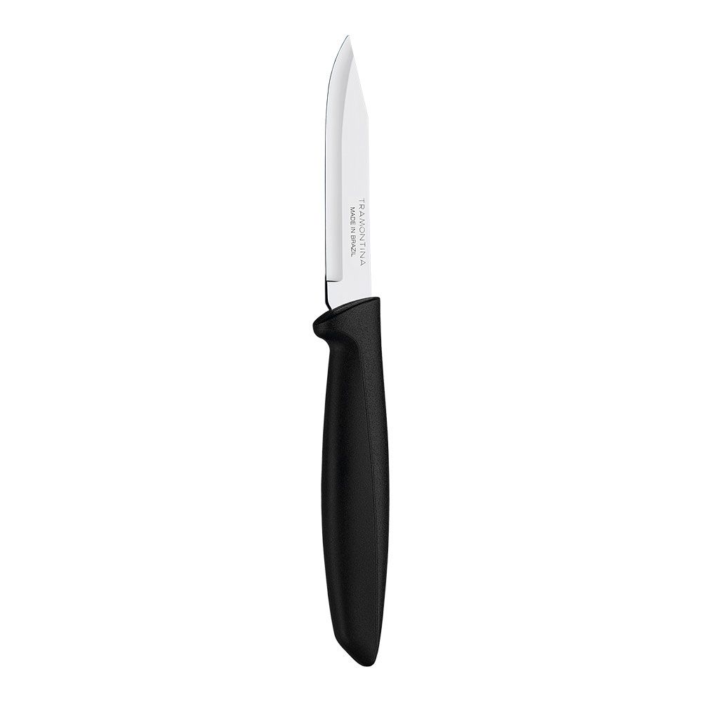 CUCHILLO PARA LEGUMBRES Y FRUTAS PLENUS NEGRO 7,7 cm BLISTER