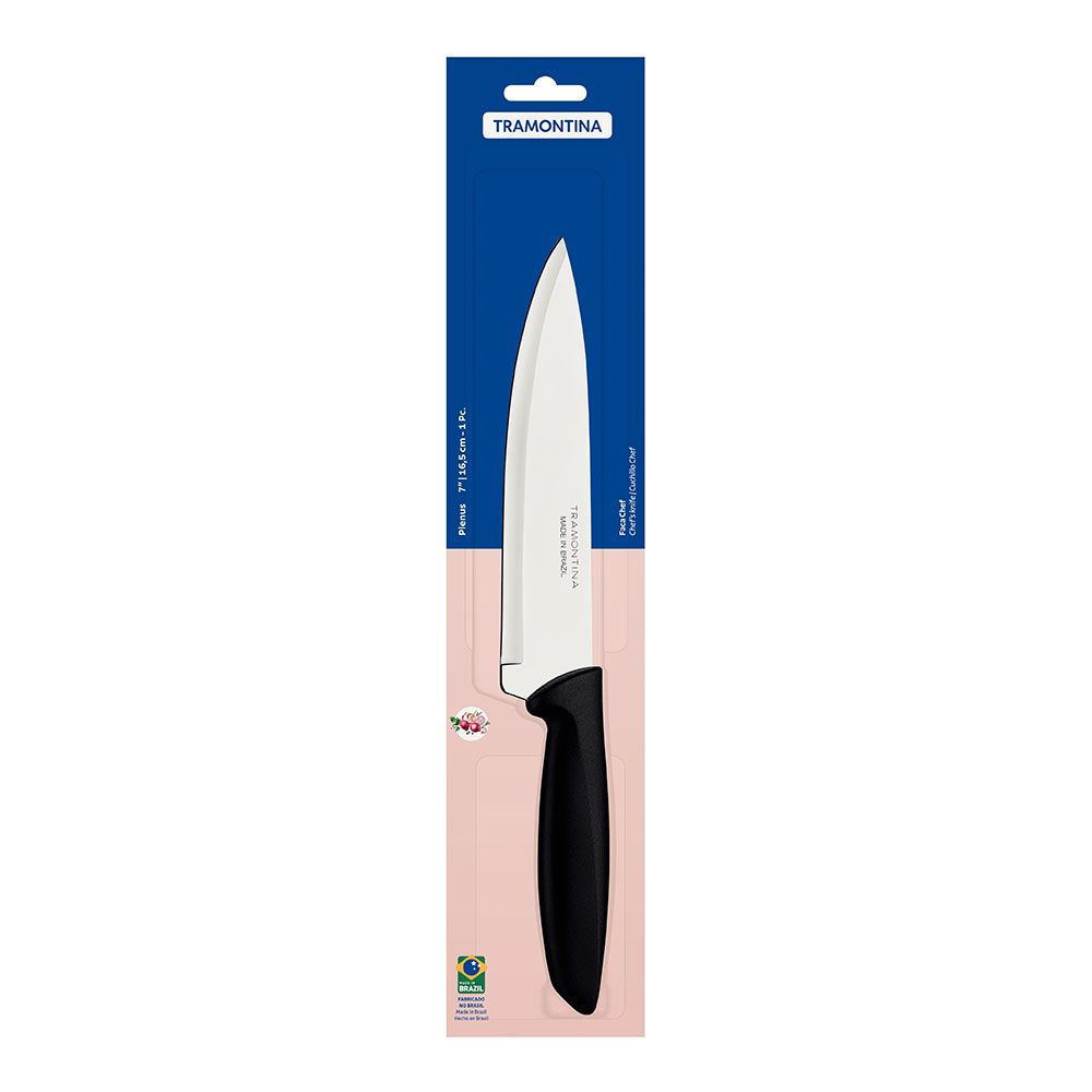 CUCHILLO CHEF PLENUS NEGRO 180 mm - Imagen 2