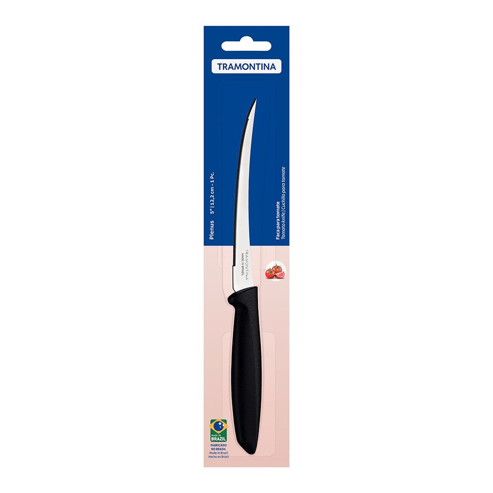 CUCHILLO PARA TOMATES PLENUS NEGRO 12,2 cm - Imagen 2