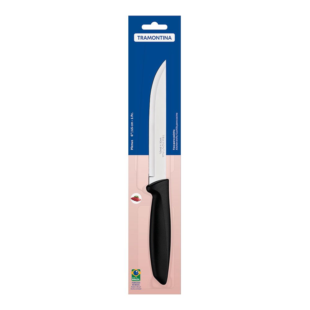 CUCHILLO COCINA PLENUS NEGRO 152,4 mm - Imagen 2