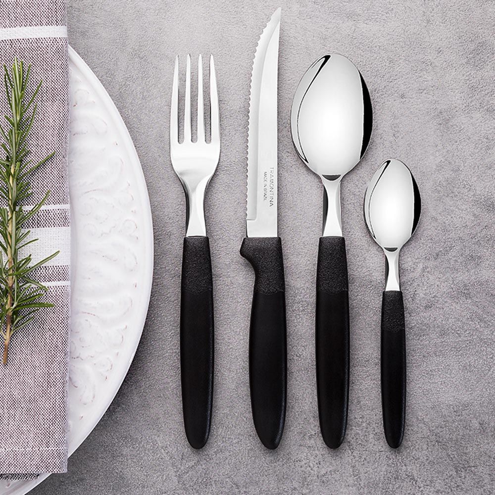 CUCHILLOS DE ASADO IPANEMA NEGRO 21,3 cm 3 uds - Imagen 5