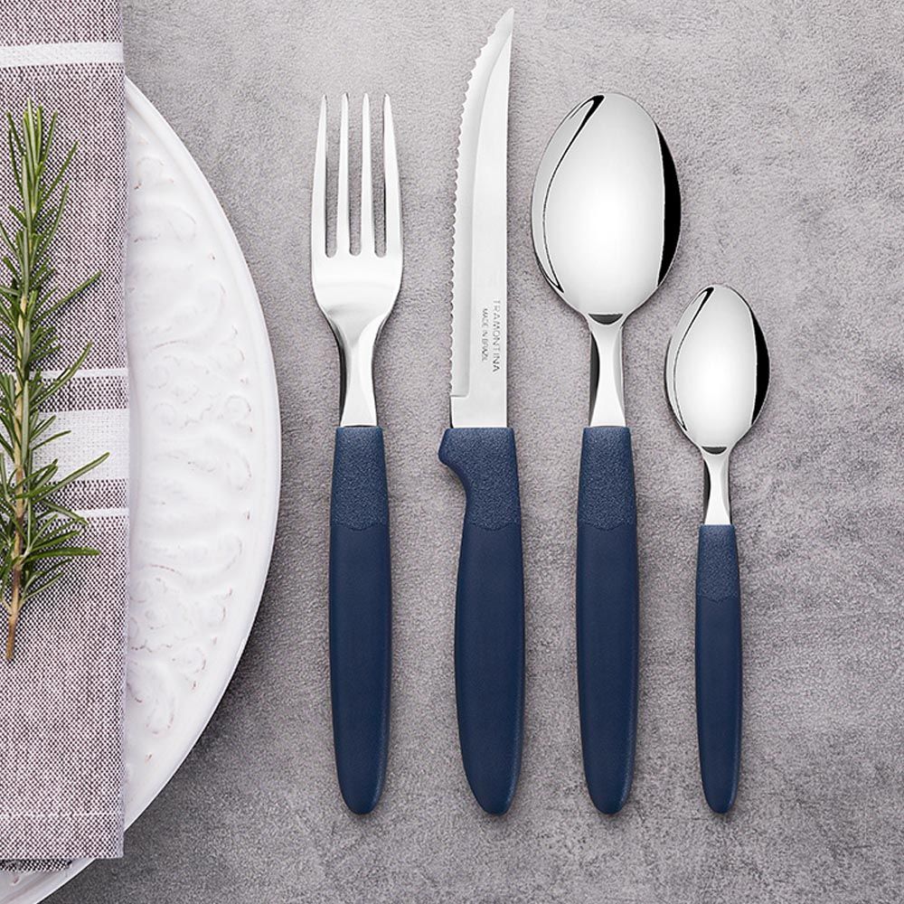 TENEDOR DE MESA IPANEMA AZUL 19,1 cm 3 uds - Imagen 4