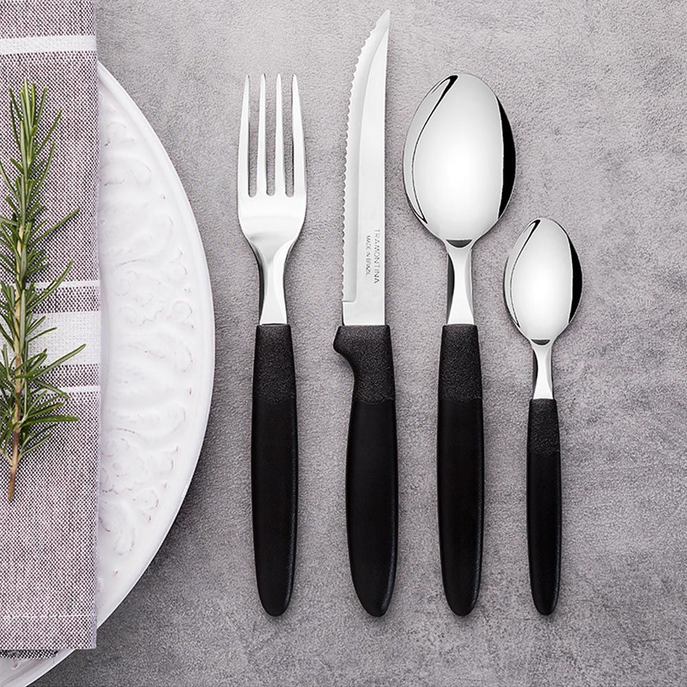 CUCHARAS PARA TÉ IPANEMA NEGRO 13,9 cm 3 uds - Imagen 5