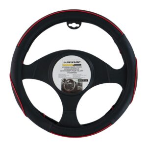 FUNDA PARA VOLANTE DE Ø37-39 cm DETALLE ROJO