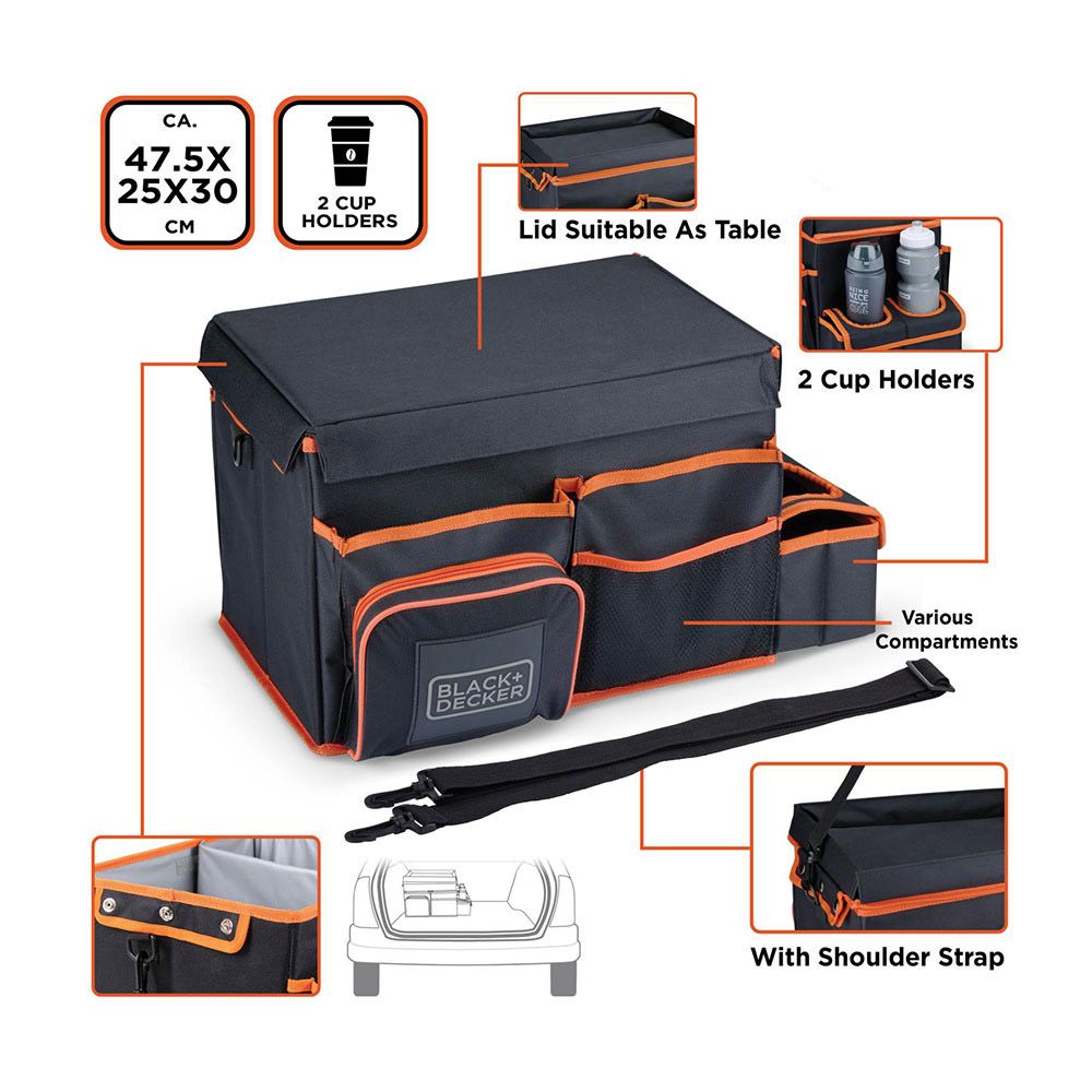ORGANIZADOR PARA AUTOMÓVIL CON ENFRIADOR 47.5 x 25 x 30 cm - Imagen 4