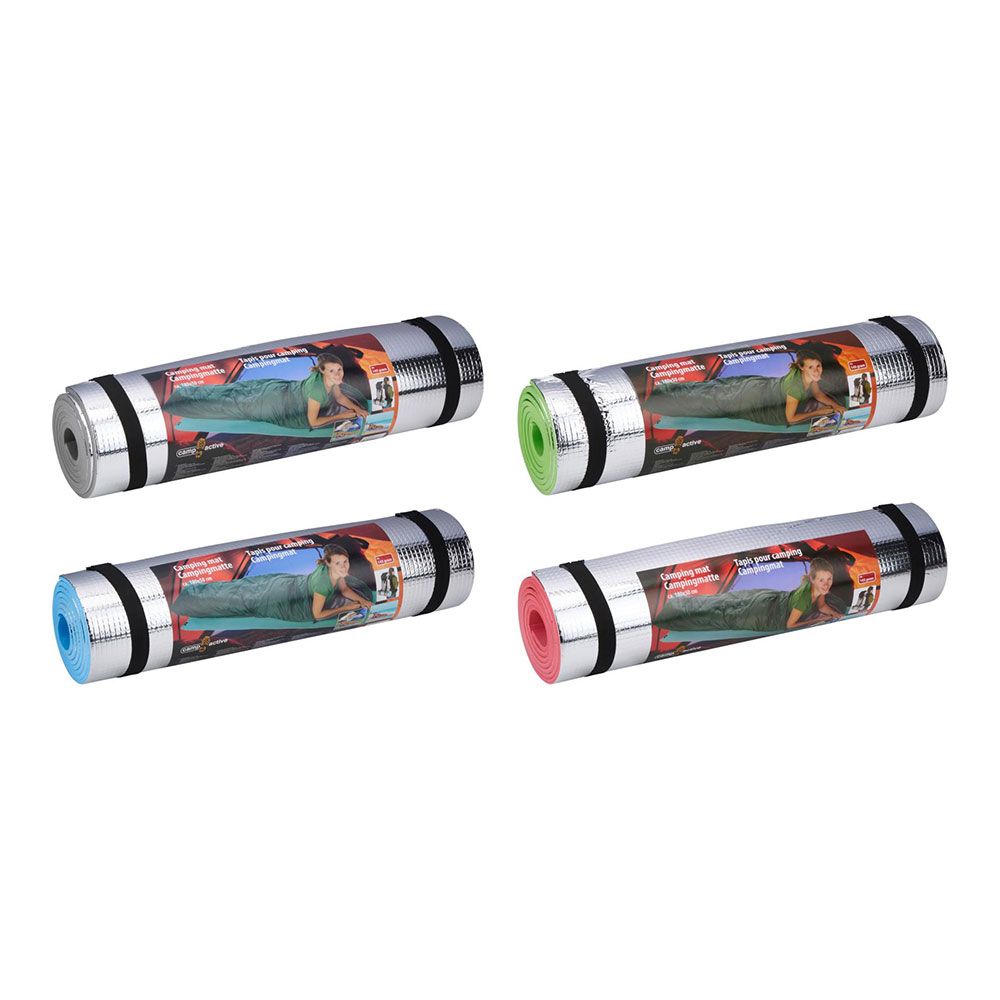COLCHONETA DE CAMPING, ALUMINIO, COLORES SURTIDOS, 180 x 50 cm