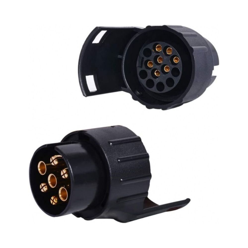 CONECTOR REMOLQUE 7 A 13 PINES 12V, CON LENGÜETA DE PROTECCIÓN - Imagen 2