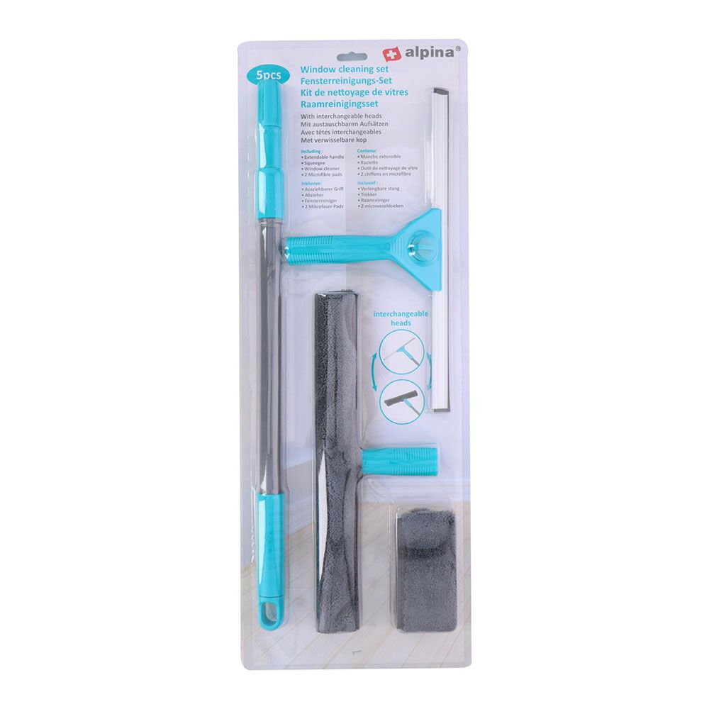 SET DE LIMPIEZA PARA VENTANAS AZUL/NEGRO/GRIS. ALPINE - Imagen 7