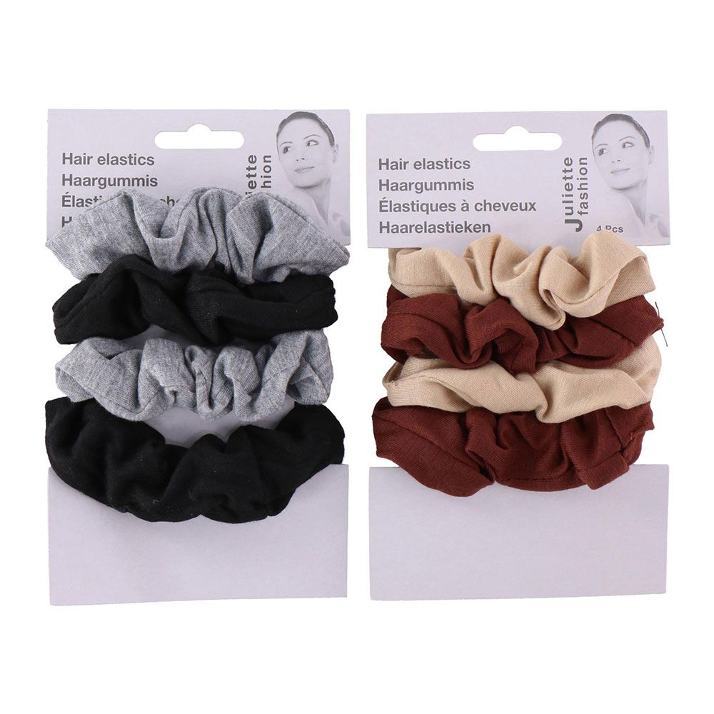 ELÁSTICOS PARA EL CABELLO COLORES SURTIDOS 4 uds - Imagen 2