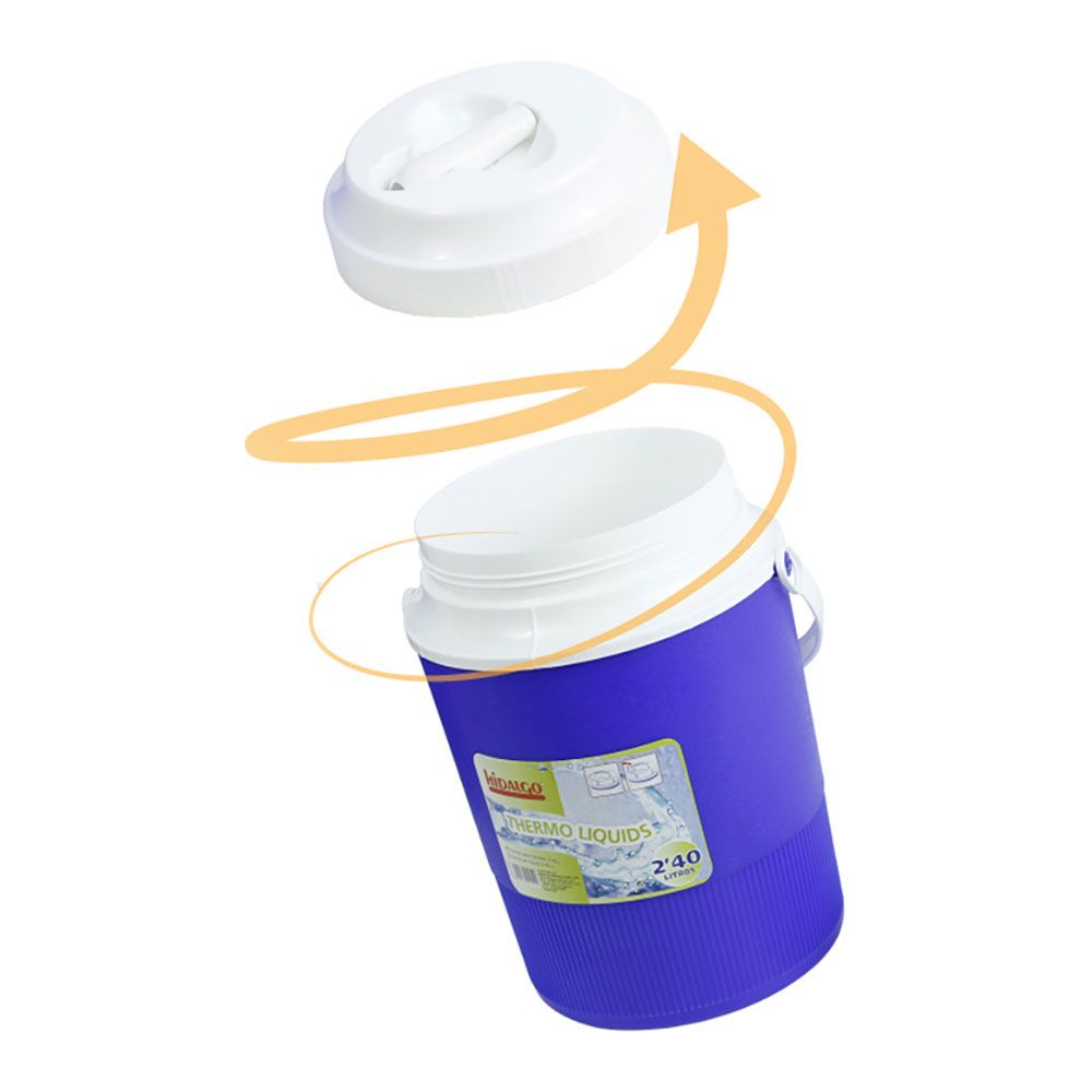 TERMO AZUL PARA LÍQUIDOS 2,4 L - Imagen 2