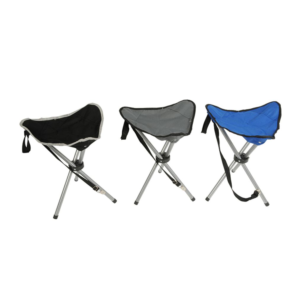 TABURETE DE CAMPING PLEGABLE COLORES SURTIDOS, 31 x 31 x 50 cm