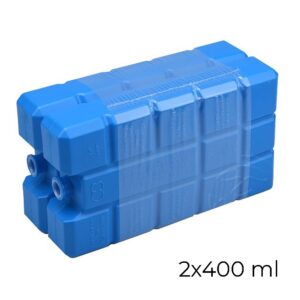 ACUMULADORES DE FRÍO PARA NEVERAS PORTÁTILES, COLORES SURTIDOS, 400 ml, 9,5 x 6,5 × 16 cm, 2 uds