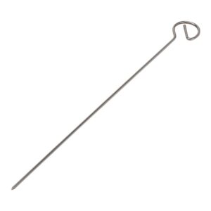 BROCHETA DE ACERO INOXIDABLE 18/8 DE 35 cm