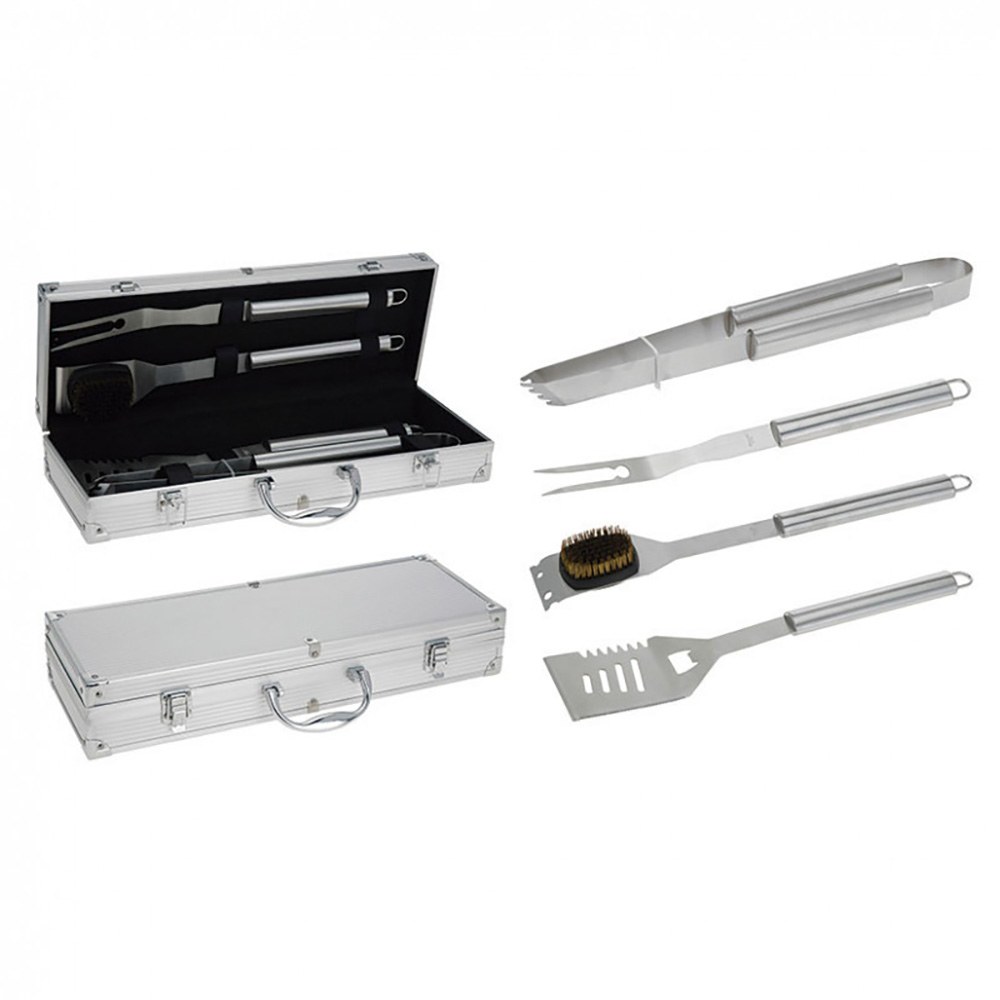 CONJUNTO DE 4 UTENSILIOS PARA BARBACOA - Imagen 2