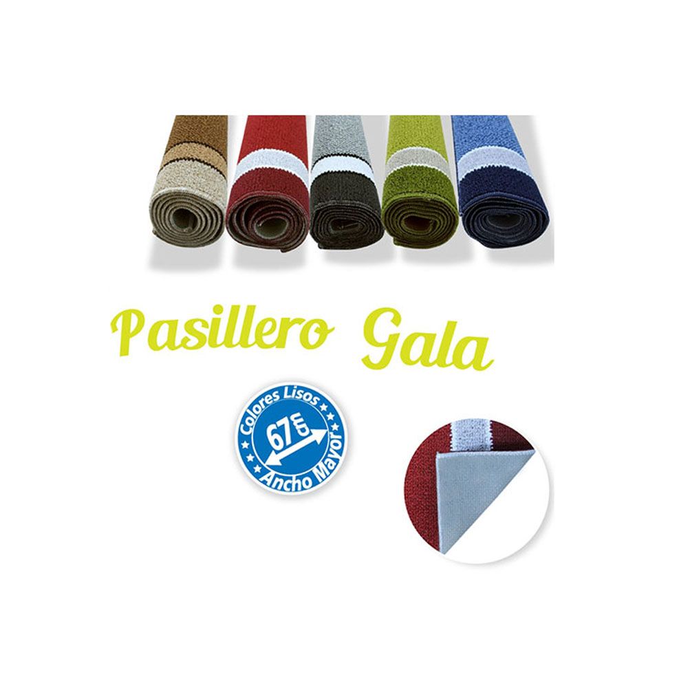 FELPUDO EN ROLLO PASILLERO GALA, COLORES SURTIDOS, 67 x 200 cm