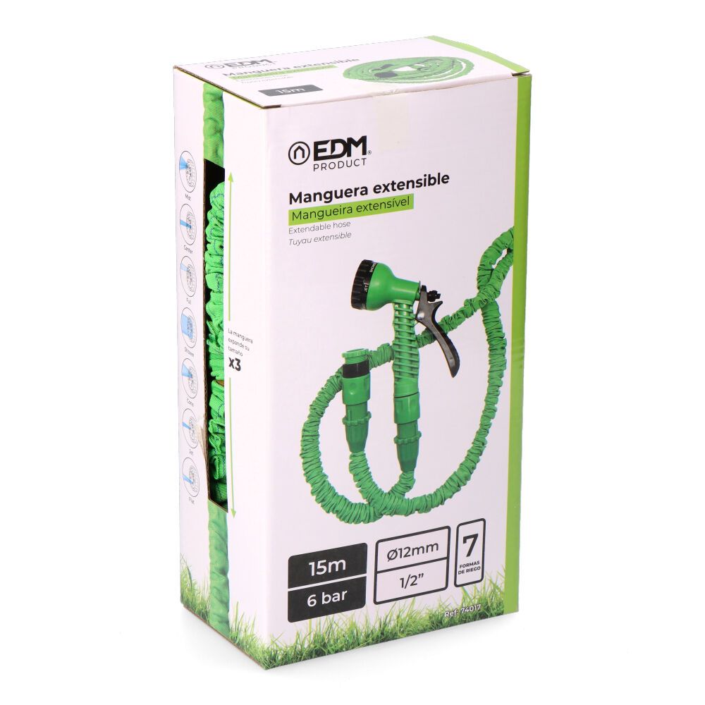 MANGUERA EXTENSIBLE Ø12 mm, ½ pulg, 15 m - Imagen 7
