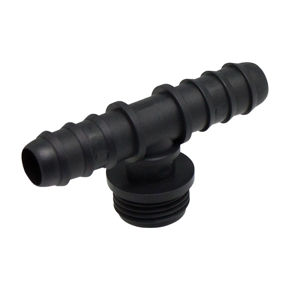 DERIVACIÓN EN T MIXTA PARA TUBOS Ø16 mm A ROSCA ½ pulg, 3 uds