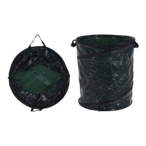 SACO DE JARDÍN VERDE CON MUELLE 85 l, Ø45 x 55 cm
