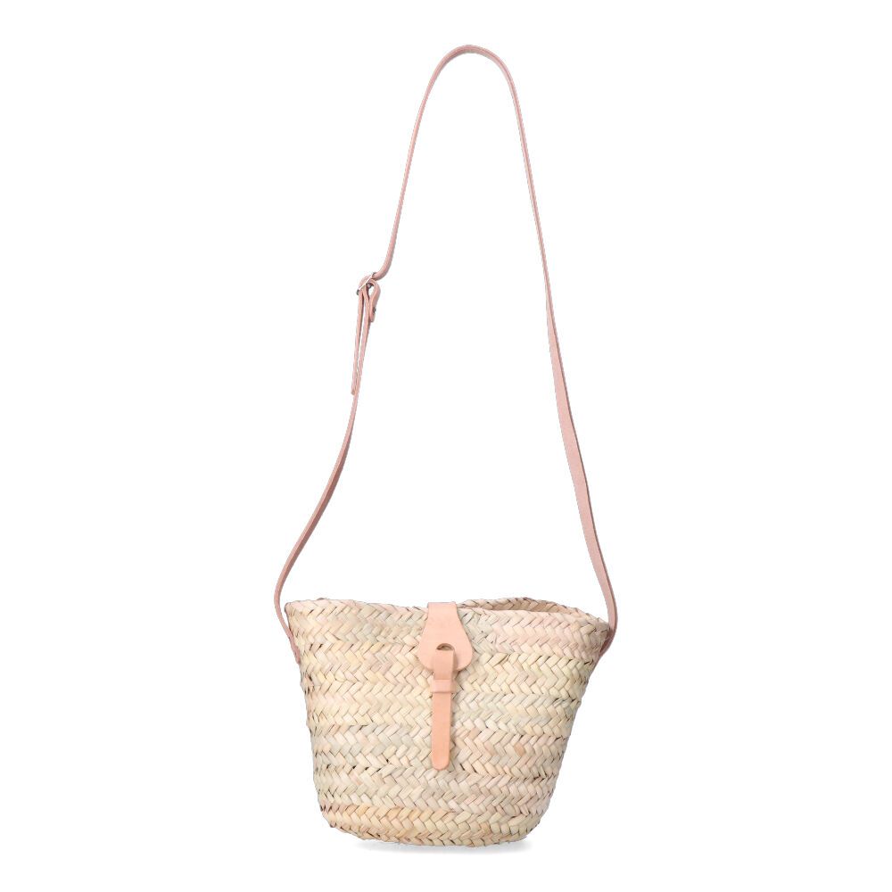 BOLSO PLANO CON PRESILLA Y ASA BANDOLERA 2 COLORES SURTIDOS - Imagen 4