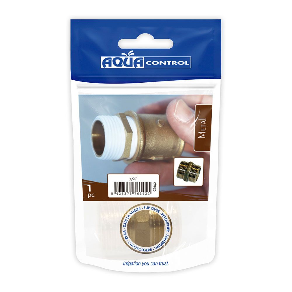 MACHÓN DE 3/4" LATÓN AQUA CONTROL - Imagen 2
