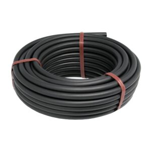 TUBERIA DE GOTEO COLOR NEGRO Ø4 mm, ROLLO 15 m