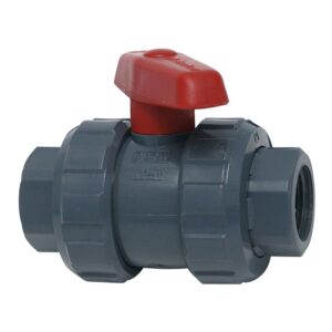 VÁLVULA ESFERA DE PVC ¾ pulg