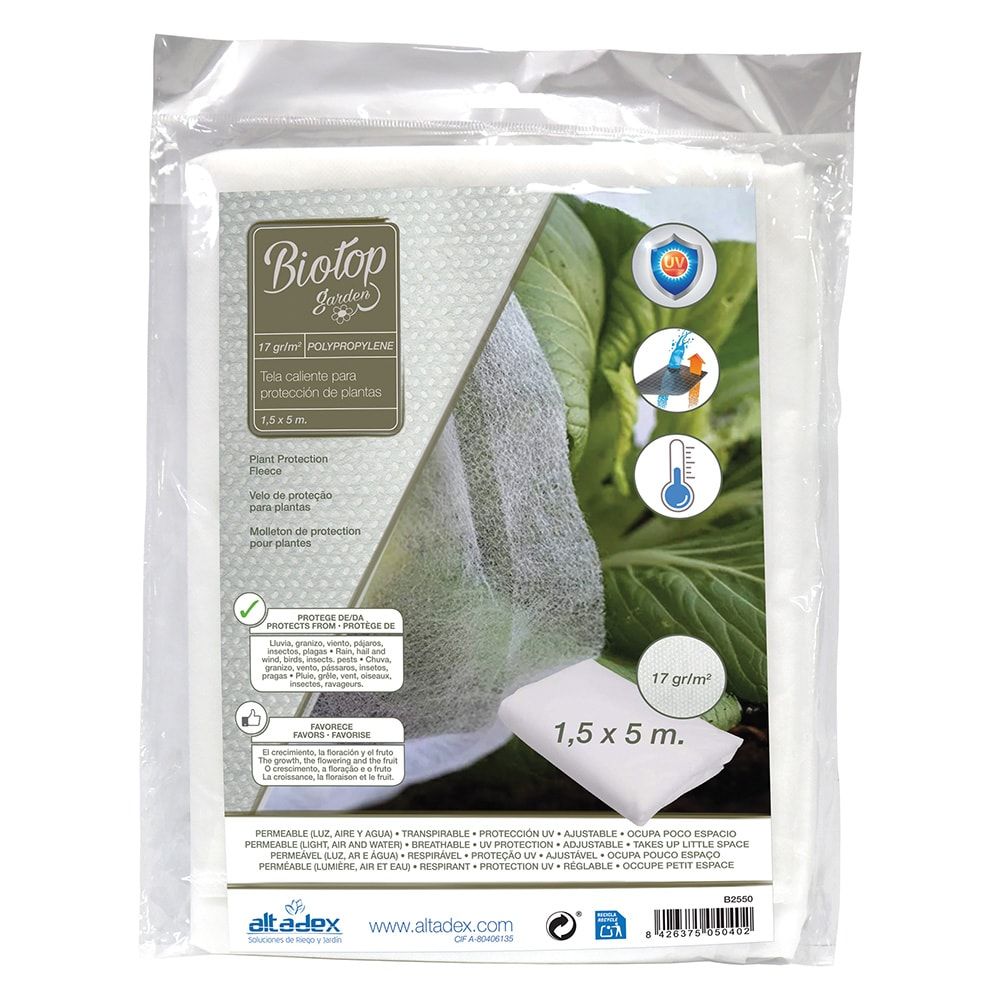 TELA DE PROTECCIÓN PARA CULTIVOS 2 x 10 m 17gr/m² - Imagen 8