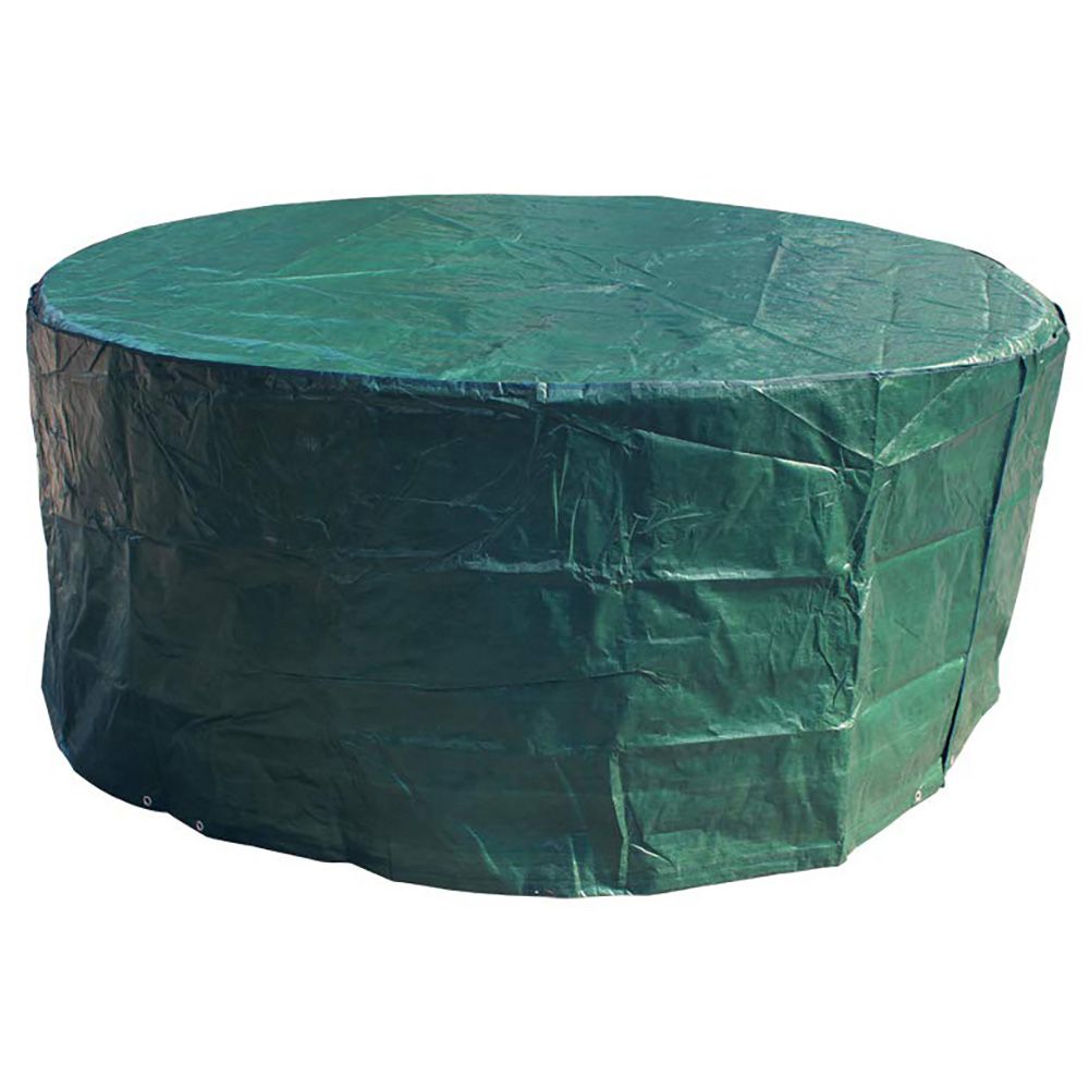 FUNDA DE PROTECCIÓN, CUBRE MESA Y SILLAS, Ø205 x 90 cm, 100 g/m² - Imagen 3