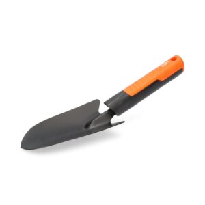 PALA DE JARDINERÍA COLOR GRIS/NARANJA 28,5 cm