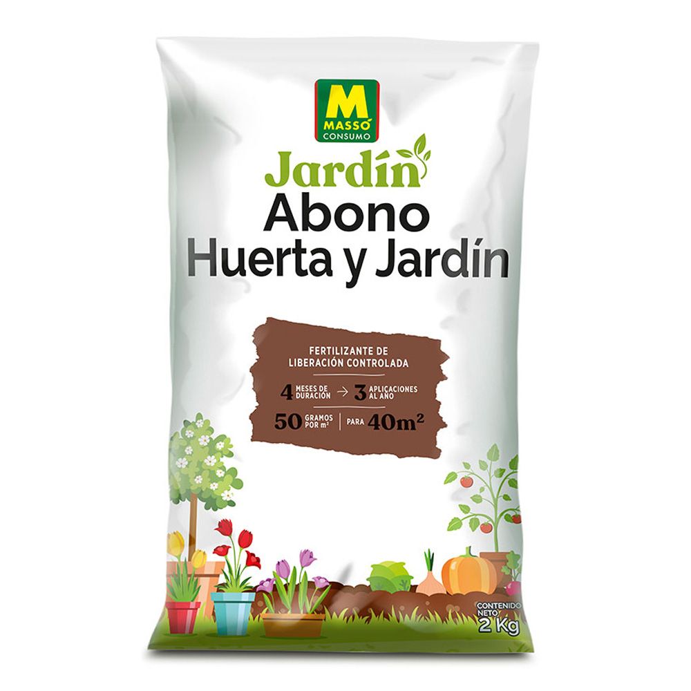 ABONO PARA HUERTA Y JARDÍN 2 kg